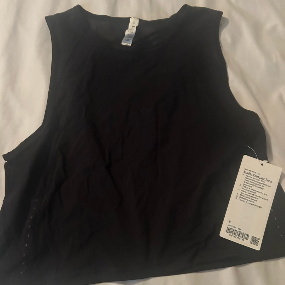 LULULEMON sculpt cropped tank